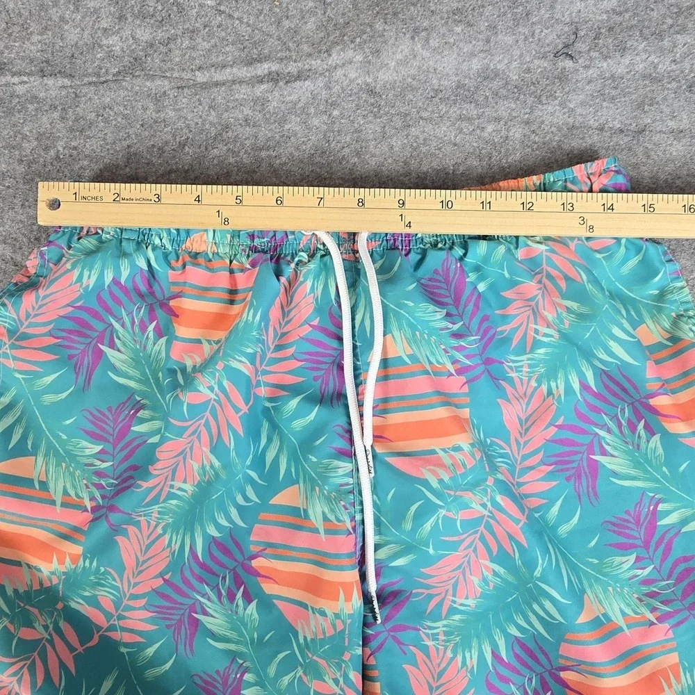Boardies Apparel Shorts Mens‎ Large Multicolor Tropical Swim Trunks Quick Dry